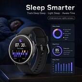 cheap Smartwatch-DR09 Smart Watch for Men Women (Answer/Make Call), 1.27" HD Round Display Fitness Tracker with Heart Rate Sleep Monitor SpO2, 24/7 Health Activity Tracker, IP68 Waterproof for Android iOS