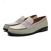 halpa Loafers-miesten kevyet pennyloaferit – pehmeät mokkanahkaiset rennot slip-on-pukukengät business casual -käyttöön, lomaillallisille, lomakeskuksiin ja tyylikkääseen arkikäyttöön