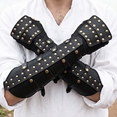 economico Armatura-Medievale Rinascimento Steampunk Costume Cosplay Armatura Mascherata Guerriero Vichingo Crociato Cavaliere Celtico Ranger Tiro con l'arco Costume Per uomo Per donna Vichingo Halloween Mascherata