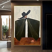 cheap People Paintings-Mintura Handmade Man Oil Paintings On Canvas Wall Art Decoration Modern Abstract Figure Picture For Home Hotel Decor Rolled Frameless Unstretched Painting