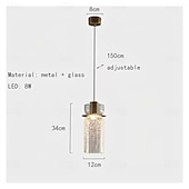 voordelige Drum &amp; Conen Ontwerp-100 cm Dimbaar Kroonluchters Metaal Hedendaagse Modern 110-120V 220-240V