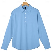  Homens Camisa Social Camisa de linho camisa de verão Roupa de Praia Tecido Férias Casual Preto Branco Azul Verde Manga Longa Lapela Primavera Verão Roupa