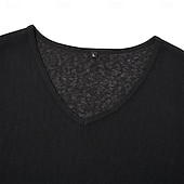 preiswerte Fitness Tank-Tops-Herren Ärmelloses Shirt Unterhemd Ärmellos V Ausschnitt Sommer Einfach Mode Basic Lässig Schlank Weich Lässig Strand Urlaub Schwarz Weiß Blau Top T-Shirt für Herren