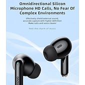 levne TWS Pravá bezdrátová sluchátka-Bezdrátová sluchátka Lenovo ThinkPlus, Bluetooth 5.3 sluchátka s potlačením hluku, HiFi stereo TWS sluchátka do uší s mikrofonem, nabíjecí pouzdro, sportovní sluchátka do uší pro iPhone a Android,