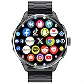 preiswerte Smartwatch-5G-Smartwatch mit SIM-Kartensteckplatz, Android-Smartwatch für Herren mit drehbarer Kamera, WLAN, GPS-Unterstützung für Social-Media-Apps wie TikTok, Instagram und YouTube sowie unabhängiger