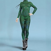 voordelige Koppel- en groepskostuums-Full Body Suit Zentai-Pakken Cosplay kostuum Bodysuits Sexy kostuum Halloween Kinderen Volwassenen Voor heren Dames Jongens Maskerade Feest Prestatie Gemakkelijke Halloween-kostuums Aankleden