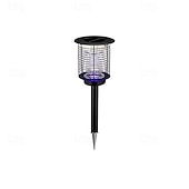 abordables Lampe anti-insectes-Piège à moustiques solaire d'extérieur en acier inoxydable, résistant aux insectes volants et étanche, idéal pour la terrasse, le jardin ou la cour.