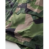 cheap Holiday-Men's Lightweight Cargo Shorts Comfort Waist Tactical Cargo Shorts Casual Shorts Drawstring Elastic Waist Multi Pocket Camouflage Quick Dry Knee Length Casual Outdoor Streetwear Fashion Streetwear