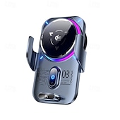 preiswerte Fahrzeughalter-Qi2 25W kabelloses Autoladegerät mit Halbleiterkühlung, magnetischer Schnellkühl-Handyhalterung, automatischer Klemmung und RGB-Beleuchtung, kompatibel mit iPhone 17/16/15/14, Samsung S26 und Android