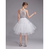 abordables jupon-Jupe à cerceaux Tutu Sous jupe Années 1950 Rétro Vintage Princesse Adulte Femmes Bal de promo Tenue de soirée Cocktail Se déguiser