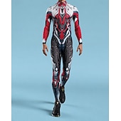 お買い得  男性用コスチューム-カーニバルコスチューム フルボディスーツ 柄全身タイツ コスプレ衣装 ボディスーツ プリント セクシーコスチューム ハロウィーン 男性用 女性用 男の子 コスチューム のために パーティー 性能 マスカレード 子供用 成人