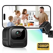 voordelige IP-netwerkcamera's voor binnen-1080p mini beveiligingscamera wifi draadloze binnencamera voor thuis, huisdieren en baby's met app voor weergave op afstand, nachtzicht, bewegingsdetectie, kleine nanny bewakingscamera, kleine