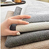 cheap Sofa Cover-Solid Woven Chenille Sofa Cushion Pad, Anti-Slip Jacquard Couch Mat for All Seasons, Washable Sectional Furniture Protector