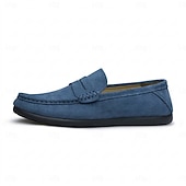 Χαμηλού Κόστους Casual loafers-Ανδρικά κρεμ μοκασίνια σε χρώμα penny – ελαφριά, casual παπούτσια με slip-on, άνετα υποδήματα για θέρετρα για ταξίδια διακοπών, αναψυχή το Σαββατοκύριακο και καθημερινή χρήση.