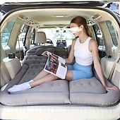 preiswerte Autoheizgeräte-Luftmatratze für SUVs und Minivans – aufblasbares Autobett für den Kofferraum – tragbare Reise-Schlafmatte, faltbares Autobett für Camping, Roadtrips, inklusive Kissen und elektrischer Pumpe,