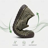 cheap Slip-On Casual Shoes-Men's Distressed Canvas Slip-On Loafers – Lightweight Vintage Casual Shoes for Daily Wear, Travel, Outdoor Leisure &amp; Weekend Adventures