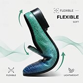 cheap Men's Clogs &amp; Mules-Men's Blue Green Exotic Loafers – Crocodile-Embossed Slip-On Dress Shoes, Designer Formal Footwear for Weddings, Nightclubs and Luxury Events