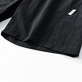 cheap Classic-Men's Lightweight Cargo Shorts Comfort Waist Tactical Cargo Shorts Casual Shorts Drawstring Pocket Elastic Waist Plain Quick Dry Knee Length Outdoor Streetwear Daily Wear Fashion Streetwear Black