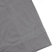 economico Vacanza-Da uomo Camicia Camicia di lino Camicia Estiva Abbigliamento da spiaggia Camicia con Bottoni Semplice Casuale Quotidiano Nero Bianco Giallo Blu marino Manica Lunga Con Cappuccio Primavera &amp; Estate