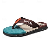 cheap Men's Slippers &amp; Flip-Flops-Men's Blue Flip Flops – Lightweight Quick-Dry Beach Sandals, Comfortable Summer Footwear for Vacations, Poolside and Everyday Leisure