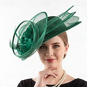 cheap Fascinators &amp; Hats-Derby Hat Church Hat Kentucky Derby Hat Gentlewoman Noblewoman Fancy Dress Women's Masquerade Derby Ascot Horse Racing Festival Adults' Headpiece