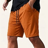 economico Pantaloncini casual-Per uomo Pantaloncini ad asciugatura rapida Shorts sportivi Shorts Pantaloncini casual Coulisse Tasca Elastico in vita Semplice Comodità Traspirante Lunghezza al ginocchio Spiaggia Vacanza Sportivo