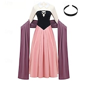 ieftine Costume de damă-Basm Prințesa adormită Rochii Ținute Costum fantezie Personaj clasic din cărțile de povești Cosplay for Pentru femei Adulți Halloween Carnaval Săptămâna Cărții Performanță Scenă Simfonia Poveștilor