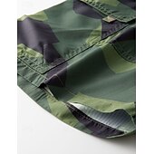 cheap Holiday-Men's Lightweight Cargo Shorts Comfort Waist Tactical Cargo Shorts Casual Shorts Drawstring Elastic Waist Multi Pocket Camouflage Quick Dry Knee Length Casual Outdoor Streetwear Fashion Streetwear