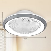 abordables Dimmable Ceiling Lights-48cm Dimmable Ceiling Fan Plastic Modern 110-120V 220-240V