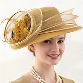 cheap Fascinators &amp; Hats-Derby Hat Church Hat Kentucky Derby Hat Gentlewoman Noblewoman Fancy Dress Women's Masquerade Derby Ascot Horse Racing Festival Adults' Headpiece