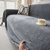 cheap Sofa Cover-Sofa Cover Blanket One Piece Couch Cover Anti Cat Scratch Herringbone Sofa Slipcover Full Coverage Furniture Protector Washable Sofa Throw for Living Room