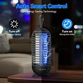 preiswerte Bug Zapper-Kabelloser Insektenvernichter für den Außenbereich, wiederaufladbar, 2-in-1-Funktion: kabellose Mückenlampe mit 2500-mAh-Akku, elektrische Insektenfalle, ideal für drinnen und draußen, z. B. auf