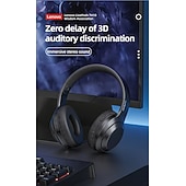abordables Écouteurs Bluetooth sans fil-Casque sans fil Lenovo ThinkPlus supra-auriculaire, Bluetooth 5.3 avec micro, son stéréo haute fidélité avec basses profondes, oreillettes douces, pliable, idéal pour les jeux, les voyages et le