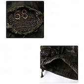 cheap Classic-Men's Comfort Waist Tactical Cargo Cargo Shorts Shorts Casual Shorts Multi Pocket Flap Pocket Camouflage Windproof Wearable Knee Length Casual Outdoor Streetwear Fashion Streetwear Blue Army Green