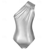 economico Cime-Retrò Vintage Anni '80 Rave One Piece Body Disco Costume Per donna Halloween Carnevale Festival Musicale Parata dell'Orgoglio Mese dell'orgoglio Adulti Body / Tutina Estate