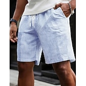 ieftine Pantaloni scurți casual-Bărbați Pantaloni scurti de atletism Pantaloni Scurți Pantaloni scurți de vară Pantaloni scurți de plajă Pantaloni scurți casual Buzunar Talie elastică Simplu Confort Respirabil Lungimea genunchiului