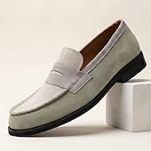 halpa Loafers-miesten kevyet pennyloaferit – pehmeät mokkanahkaiset rennot slip-on-pukukengät business casual -käyttöön, lomaillallisille, lomakeskuksiin ja tyylikkääseen arkikäyttöön