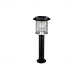 abordables Lampe anti-insectes-Piège à moustiques solaire d'extérieur en acier inoxydable, résistant aux insectes volants et étanche, idéal pour la terrasse, le jardin ou la cour.