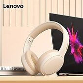 cheap TWS True Wireless Headphones-Lenovo Noise Cancelling Headphones Over Ear, Hi-Fi Stereo Wireless Bluetooth Headset, Foldable &amp; Comfortable Design with Built-in Mic for Travel, Home Office, PC, Smartphone