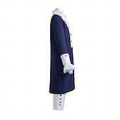 cheap Outfits-Set Retro Vintage 18th Century Coat Pants Vest Long Sleeves George Washington Alexander Hamilton Fancy Dress Men's Halloween Carnival Performance Adults' Coat Vest Shirt