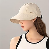 preiswerte Heizen und Kühlen-Damen-Sonnenhut mit breiter Krempe – UPF 50+, offene Kappe für Pferdeschwänze, Golf und Strand