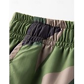 cheap Holiday-Men's Lightweight Cargo Shorts Comfort Waist Tactical Cargo Shorts Casual Shorts Drawstring Elastic Waist Multi Pocket Camouflage Quick Dry Knee Length Casual Outdoor Streetwear Fashion Streetwear