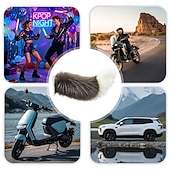 economico Interni fai-da-te per auto-Coda di volpe mobile elettronica con telecomando, accessorio auto kawaii motorizzato con diverse modalità di funzionamento e facile installazione adesiva.