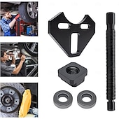 abordables Servicio de Vehículo-Herramienta para desmontar bujes, extractor de bujes de rueda 40100, herramienta completa para desmontar cojinetes de buje con tuerca hexagonal roscada, para la mayoría de conjuntos de bujes de 5, 6 y