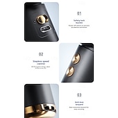 baratos Ventoinhas-Ventilador portátil de mão, mini ventilador com 100 velocidades ajustáveis, ventilador de mão com resfriamento rápido e visor digital, ventilador pessoal recarregável via USB para viagens, uso externo