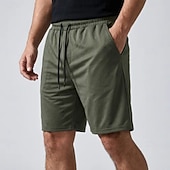 economico Pantaloncini casual-Per uomo Pantaloncini ad asciugatura rapida Shorts sportivi Shorts Pantaloncini casual Coulisse Tasca Elastico in vita Semplice Comodità Traspirante Lunghezza al ginocchio Spiaggia Vacanza Sportivo