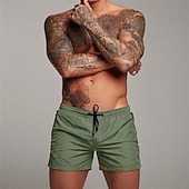 ieftine Pantaloni scurți de baie pentru bărbați-Bărbați Pantaloni scurti de atletism Pantaloni scurți de 3 inch Pantaloni scurți de antrenament Pantaloni scurti Pantaloni scurți de alergare cu căptușeală din plasă Buzunar cu Fermoar Design Elastic