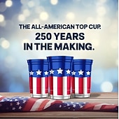  10 wiederverwendbare Aluminiumbecher zum 250. Jahrestag der USA, patriotische Jubiläumsbecher für Unabhängigkeitstag, Grillpartys, Picknicks, Feiertage, wiederverwendbare Metallbecher