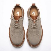 economico Scarpe Casual con Lacci-Sneakers casual da uomo in maglia: scarpe comode e traspiranti con lacci, calzature eleganti e casual ideali per passeggiate in città, viaggi e per tutti i giorni.
