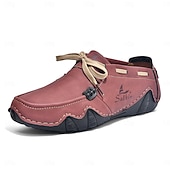 Недорогие Повседневные туфли на шнуровке-Men's Mint Green Casual Loafers, Lace-Up Comfort Walking Shoes, Lightweight Soft Sole Shoes for Travel, Daily Wear, Outdoor Activities